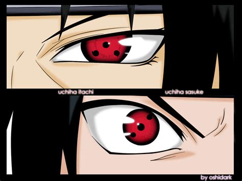 Sasuke Itachi Eyes By Oshidark On Deviantart