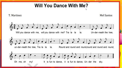 Will You Dance With Me Grade 4 Song Youtube