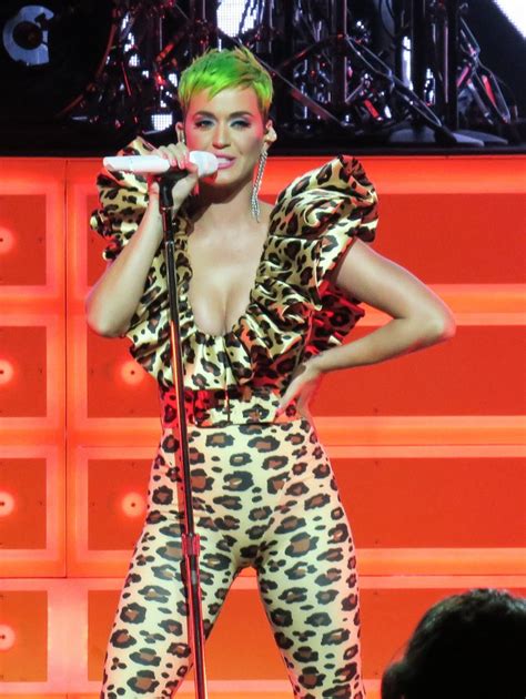 Katy Perry Stuns In A Sultry Skin Tight Bodysuit During Electrifying