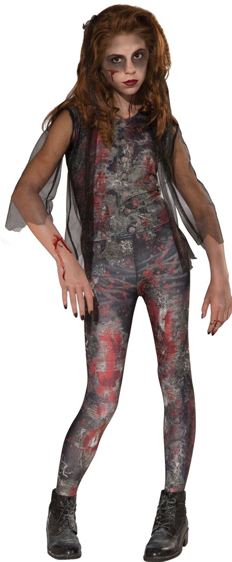 Girls Zombie Dawn Costume