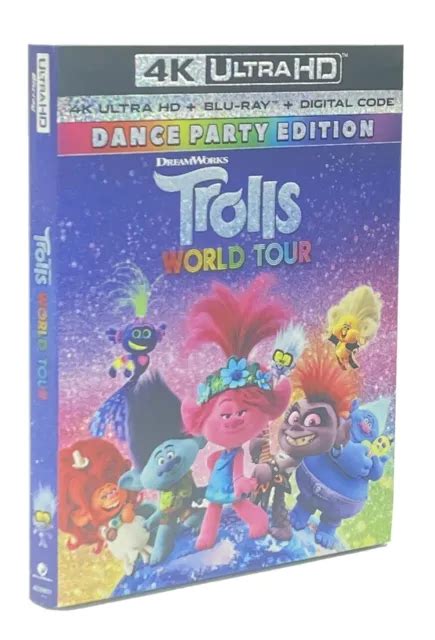 Trolls World Tour 4k Uhdblu Raydigital 2020 Dance Party Ed New W