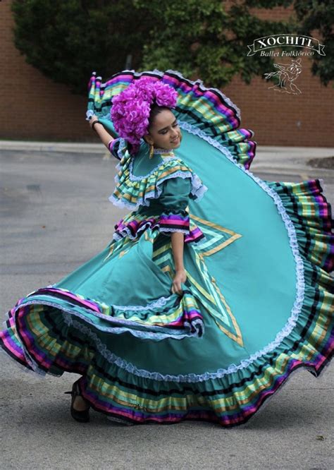 Ballet Folklorico Folklorico Dresses Mexican Traditional Clothing