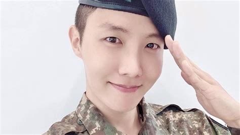 bts j hope updates fans from the military allkpop