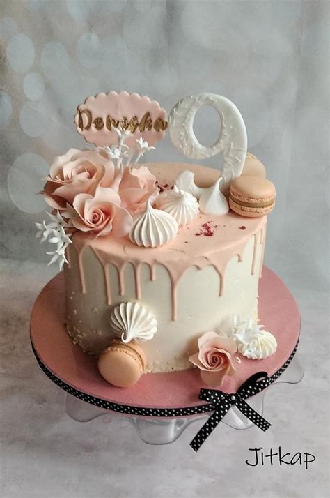 Birthday Drip Cake Decorated Cake By Jitkap Cakesdecor