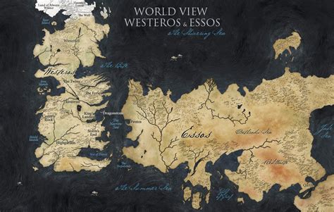 Its The Mind All Around Science La Mappa Di Westeros Ed Essos In