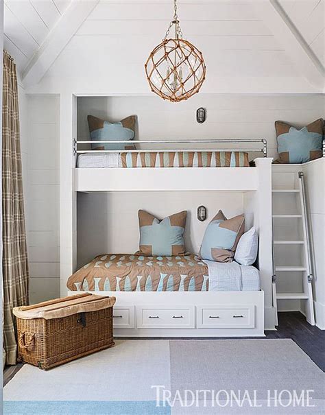 Bunk beds make more efficient use of floor space. sabonhomeblog | Bunk bed designs, Kids bunk beds, Bunk room
