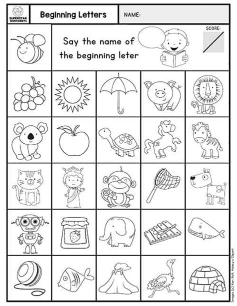 Print This Free Kindergarten Assessment Pack To Use As End Of The Year Testing For Your