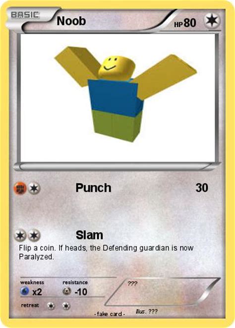 Pokémon Noob 754 754 Punch My Pokemon Card