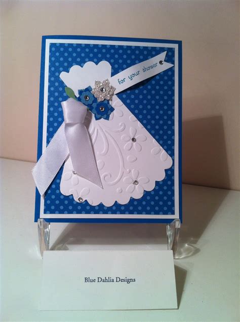 But there's no need to stress—we've broken down the most important things to know below. Blue Dahlia Designs: Bridal Shower Card