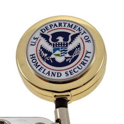 Dhs Homeland Security Retractable Badge Reel Id Card Security Etsy