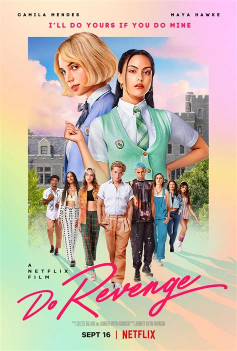 Camila Mendes And Maya Hawke Do Revenge Poster And Trailer 2022 • Celebmafia