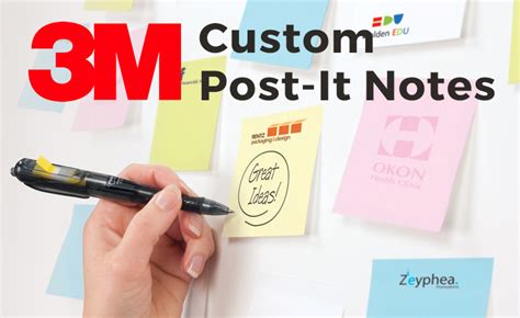 Promotional Products Custom Post It Notes From 3m