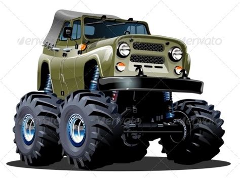 Cartoon Monster Truck Jacked Up Chevy Jacked Up Truck Chevy Trucks