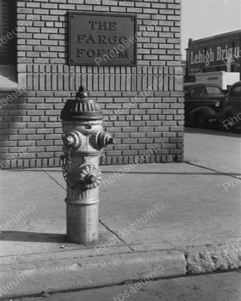 Old Fashioned Fire Hydrant 1940 Vintage 8x10 Reprint Of Old Photo