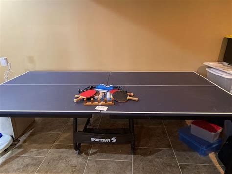 Lot 835 Sportcraft Ping Pong Table