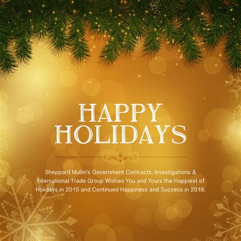 Happy Holidays! | Government Contracts & Investigations Blog