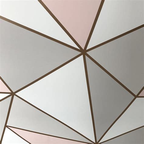 Apex Geometric Rose Gold Geometric Rose Gold Luxury Wallpaper