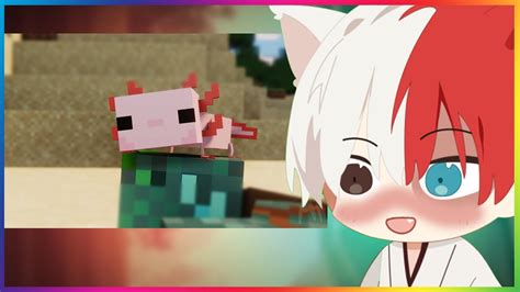 Axolotl Saved Me Minecraft Animation Mha React To Minecraft Youtube