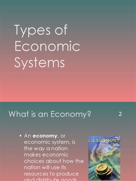 Types Of Economic System Factors Of Production Economic System
