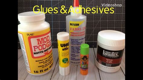 Glues And Adhesives For Crafting Youtube