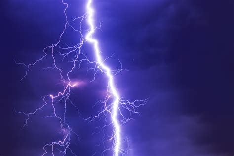 Blue Lightning 6k Uhd Wallpaper