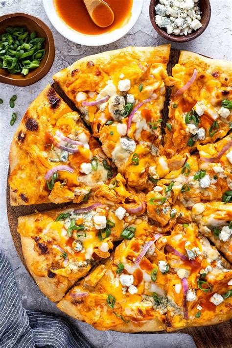 Buffalo Chicken Pizza With 3 Cheeses Top Fitness Ideas