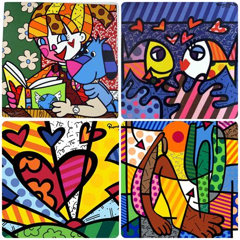 Obras De Romero Britto Super Fun