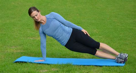 Side Crunch Abdominal Exercise