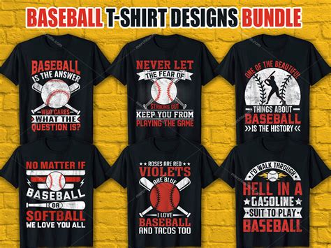 Baseball T Shirt Designs For Merch By Amazon By Asha On Dribbble