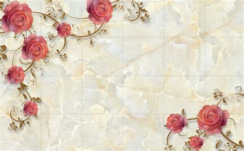 Populäre 3d hd baum tapete produkte rose wallpaper. Marmor Rose Schattierung TV hintergrund 3d wallpaper blume ...