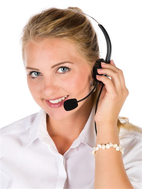 Business Woman With A Headset Free Stock Photo Public Domain Pictures