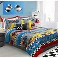 Race Cars Boys Twin Comforter & Sham, 2 Piece Bedding Set - Walmart.com ...