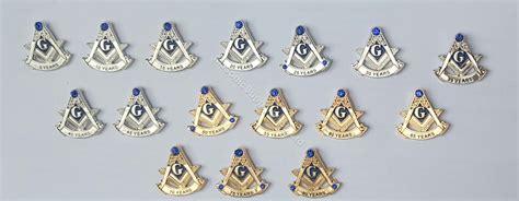 Masonic Anniversary Year Pins