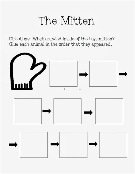 Printable The Mitten Activities