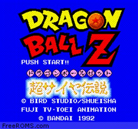 Feb 17, 2016 patch version: Dragon Ball Z - Super Saiya Densetsu ROM Download for SNES