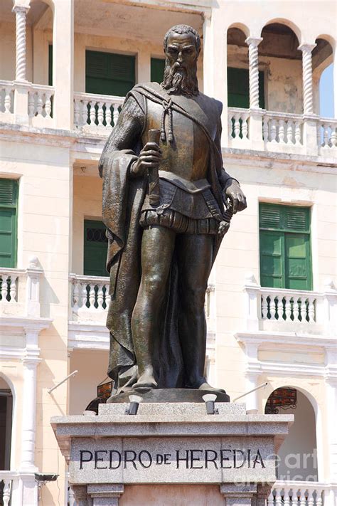 Statue Of Pedro De Heredia Photograph By Jannis Werner Fine Art America