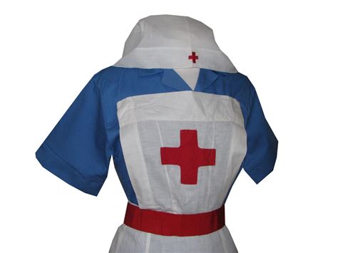 Ladies 1940s Wartime Red Cross Nurse Costume Size 10 Complete