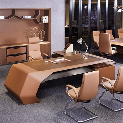 Foshan Office Furniture New Design Luxury Office Desk Modern Office