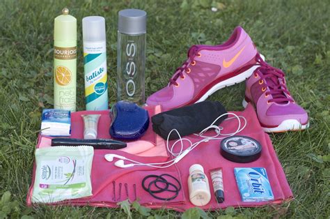 Feathers and Brushes: Gym Bag Essentials | I Have to Be Somewhere ...