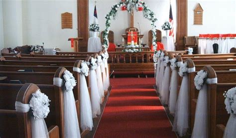 Wedding Decorations For The Church Ceremony