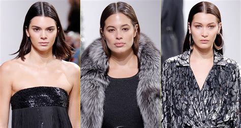 Kendall Jenner Bella Hadid And Ashley Graham Strut Their Stuff For
