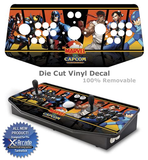 » Customer Submitted: MVC X-Arcade Tankstick Graphic Overlay Game Room Graphics