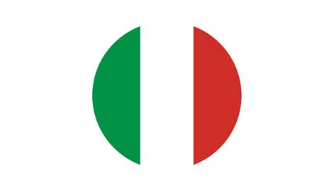 Italy Flag Circle Vector Image And Icon Vector Art At Vecteezy