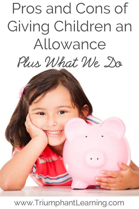 Pros And Cons Of Giving Children An Allowance Plus What We Do With