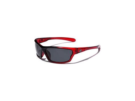 Polarized Wrap Around Sport Sunglasses Red