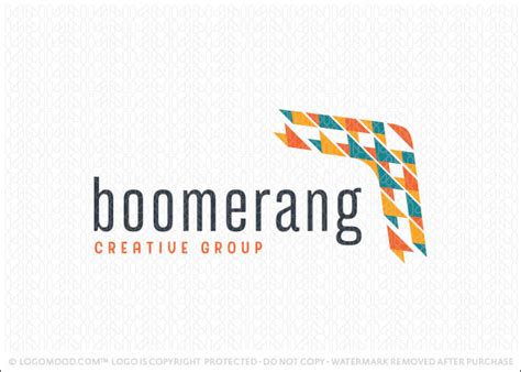 Boomerang Buy Premade Readymade Logos For Sale