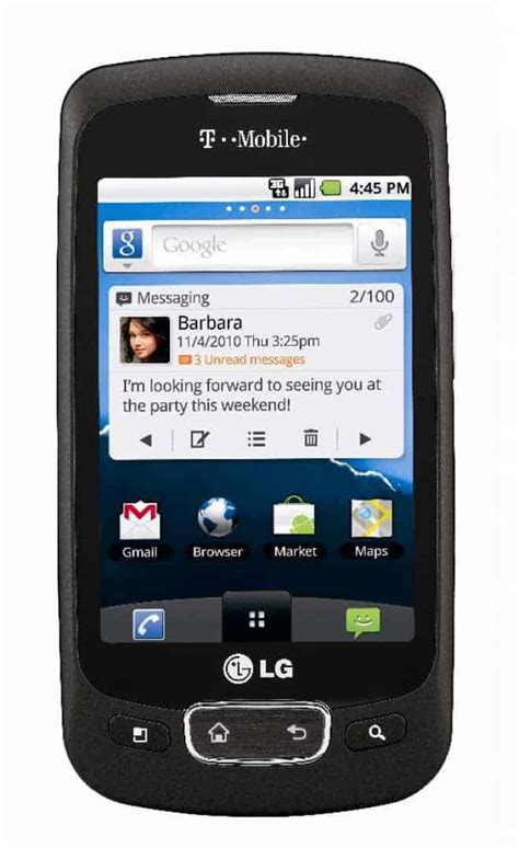 Lg Announces Optimus T With Android 22 For T Mobile