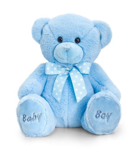 Baby Boys Blue Teddy Bear Baby T