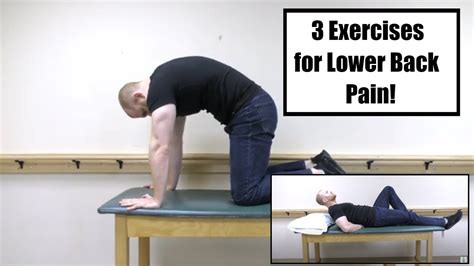 Mcgill Big 3 Lower Back Pain Exercises Youtube
