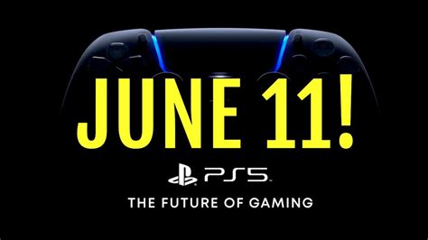 New Date Ps5 Games Reveal Event June 11th Ps5 News Youtube